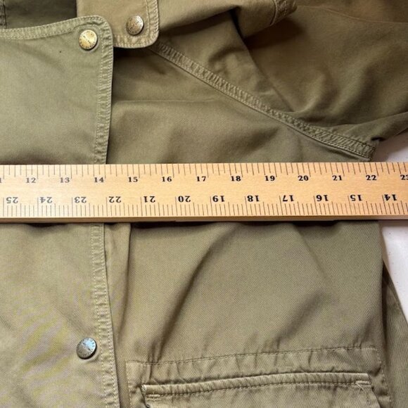 Current/Elliott The Infantry Army Green Double Breasted Jacket Sz 1 (L) Hiking - Picture 11 of 14